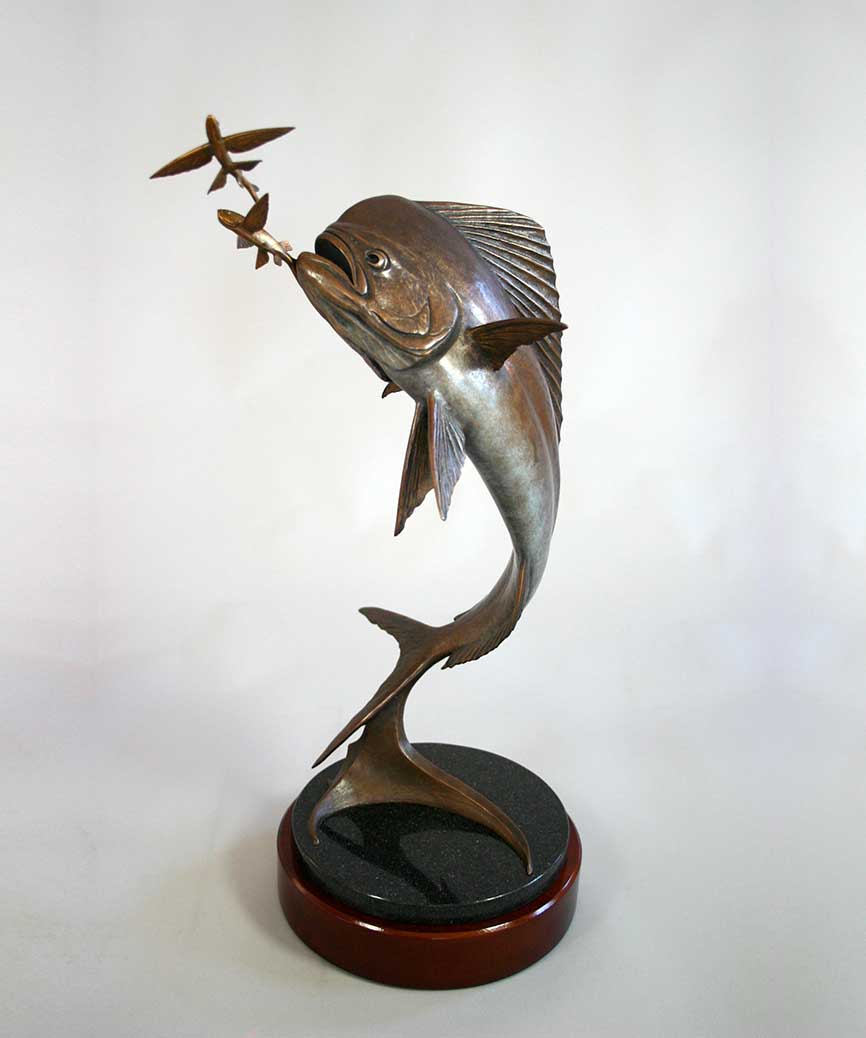 Chris Bladen Sculpture Dorado and Flying Fish