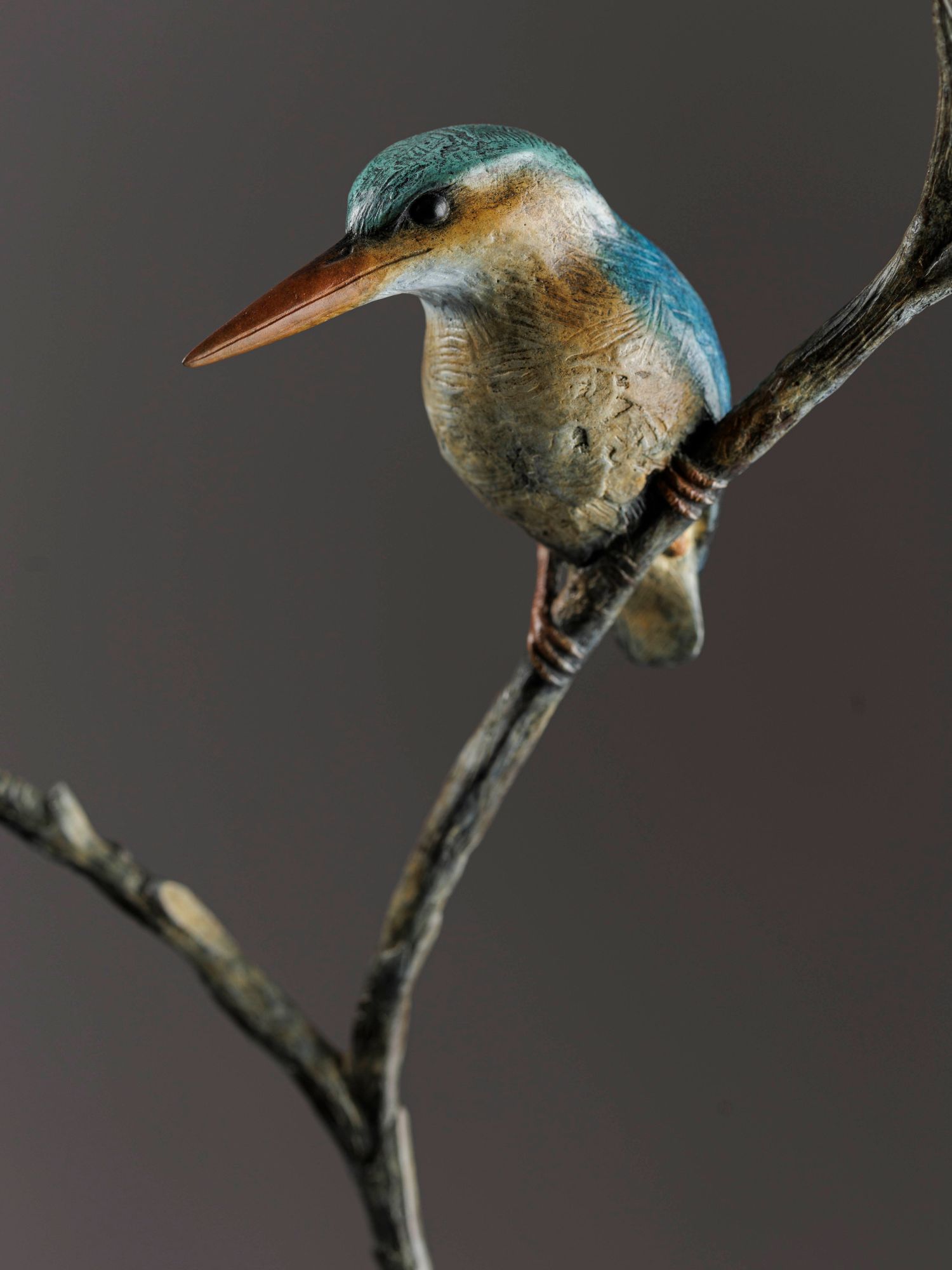 Chris Bladen Sculpture bronze kingfisher