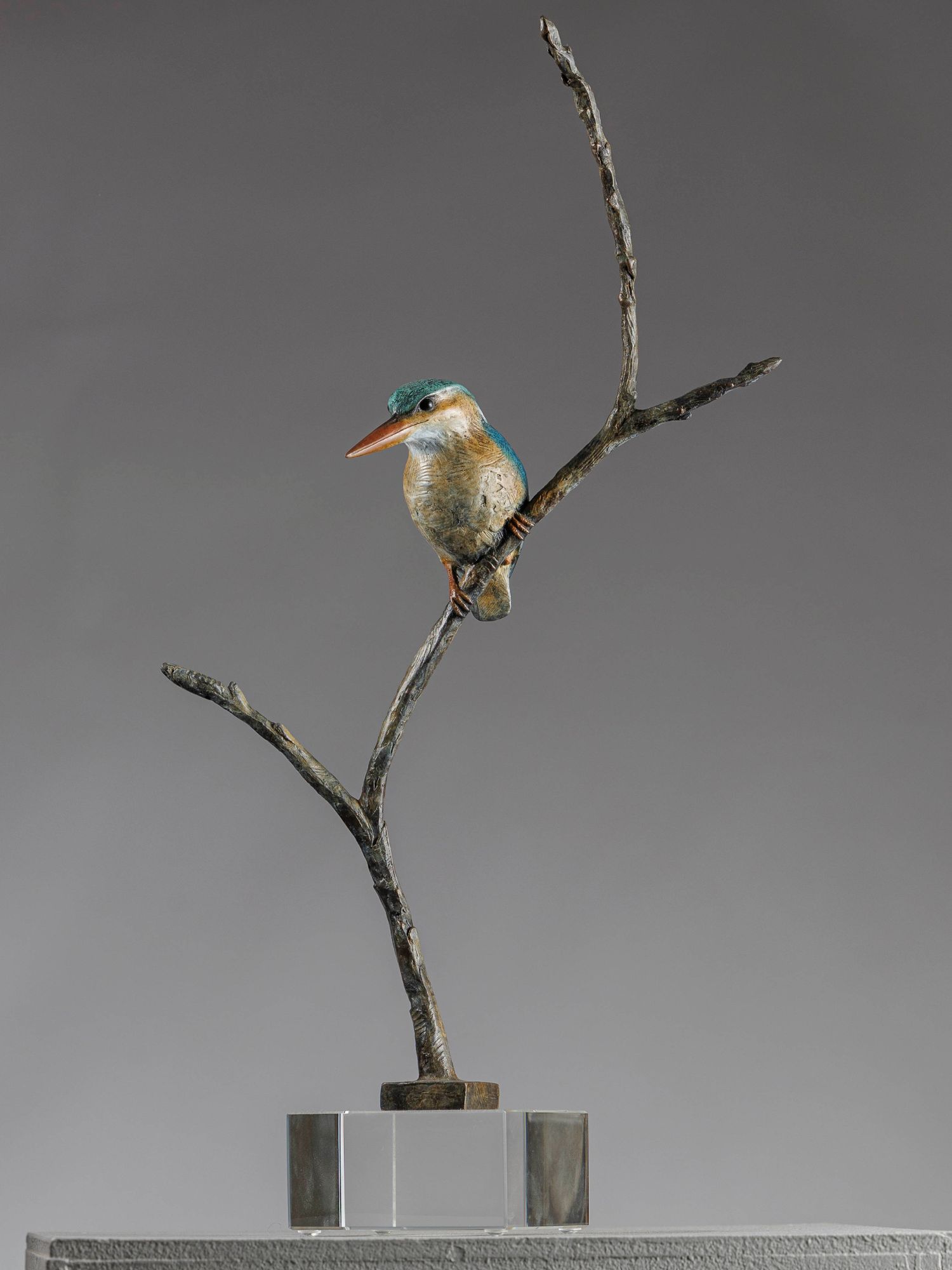 Chris Bladen Sculpture bronze kingfisher